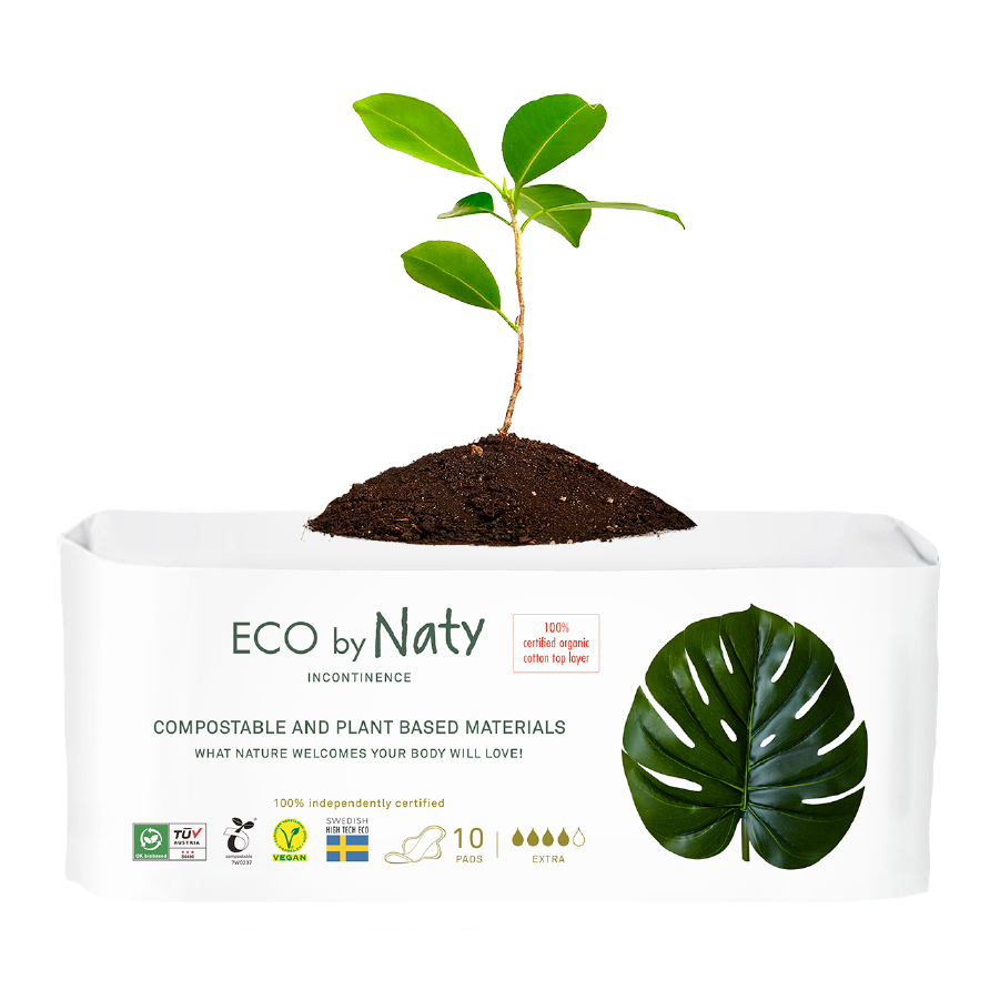 Incontinence Pads (Extra), , grid, Eco by Naty