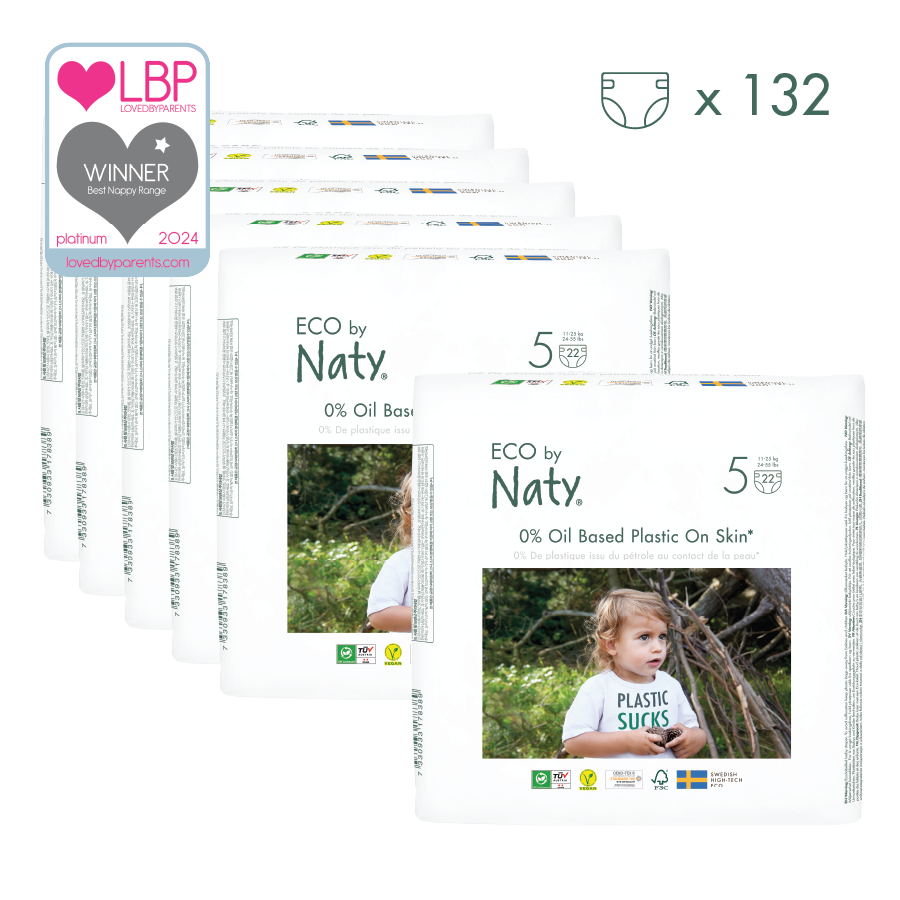 Eco Nappy Subscription (Size 5), , large, Eco by Naty