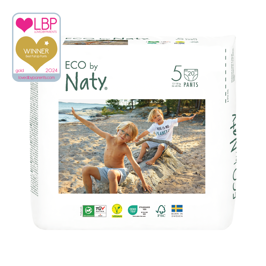 Eco Pull-on Pants (Size 5), , large, Eco by Naty