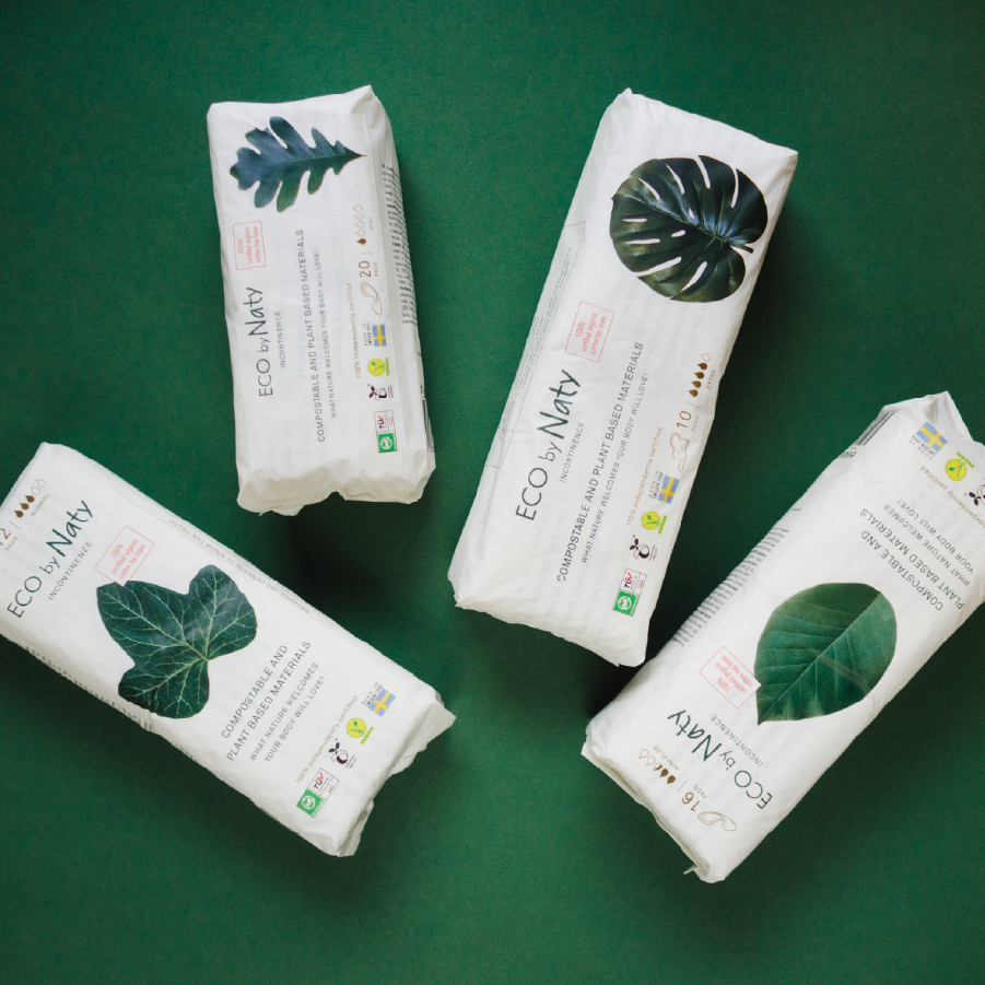 Incontinence Pads (Normal), , thumbnail, Eco by Naty