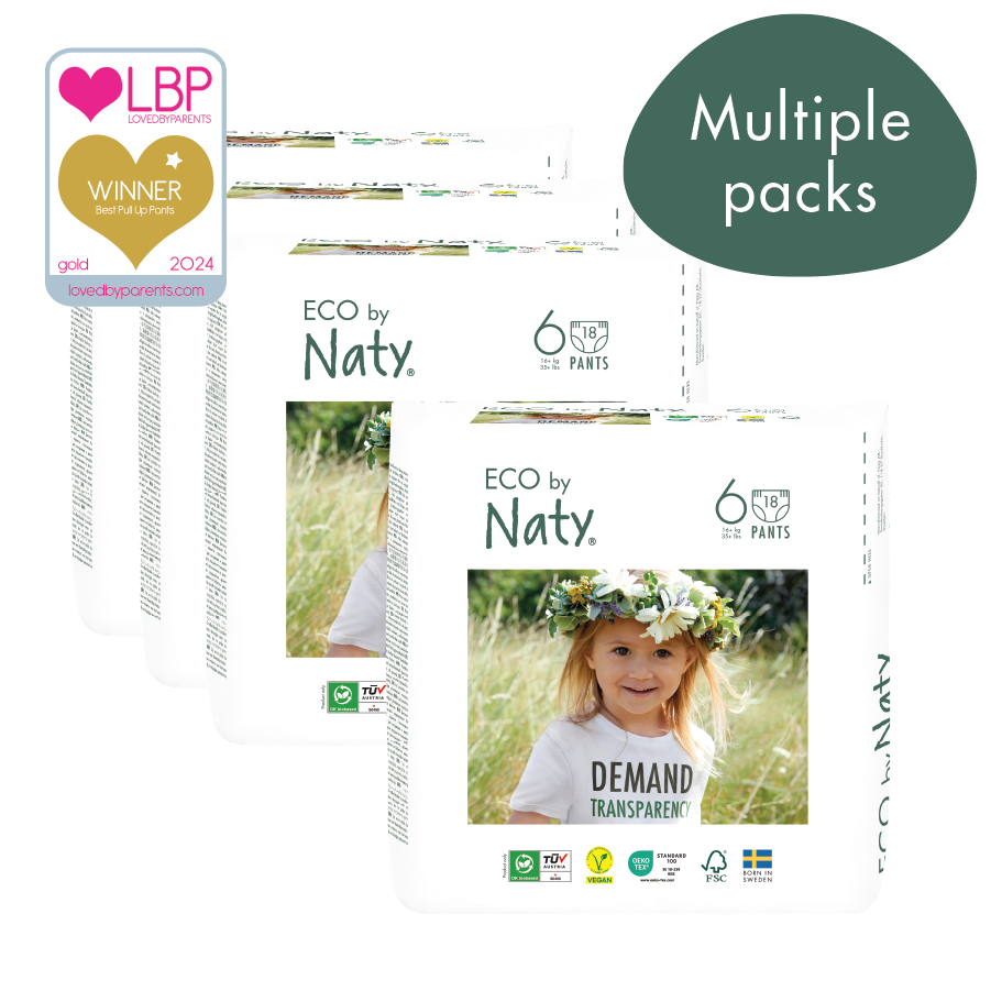 Eco Pull-on Pants Subscription (Size 6), , large, Eco by Naty