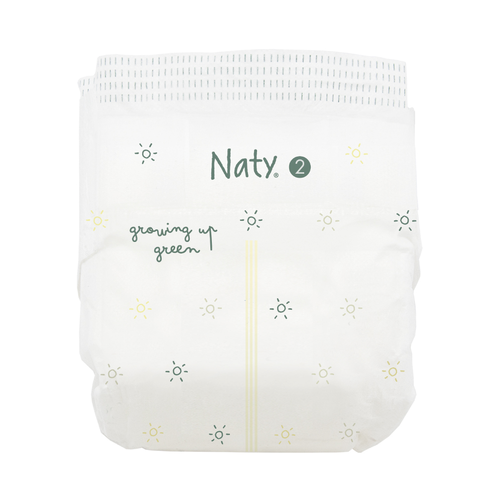 132 x BioEmbrace Windeln (größe 2), , grid, Eco by Naty