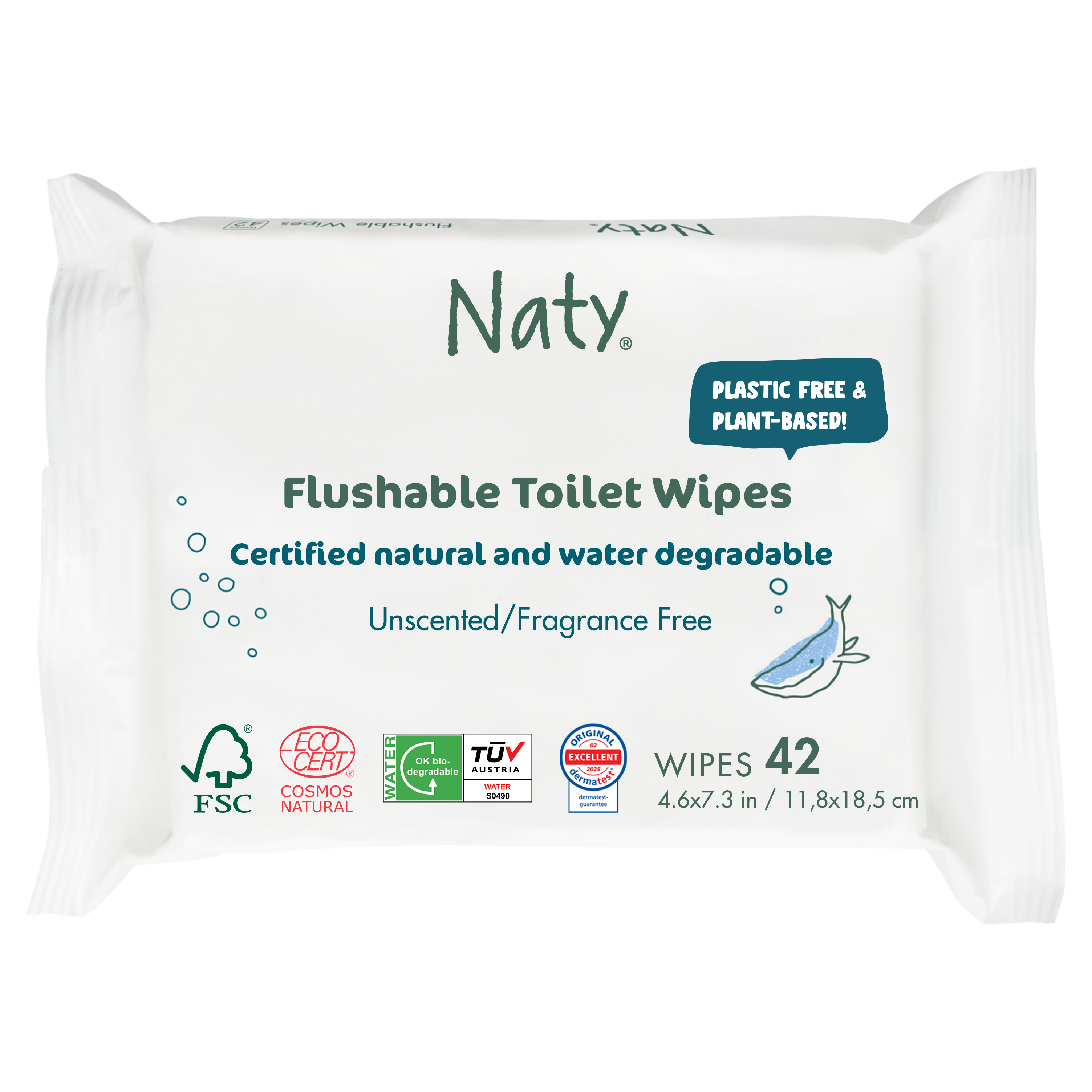 Feuchtes Toilettenpapier (42 Stück), , large, Eco by Naty