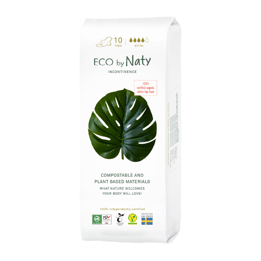 Incontinence Pads (Extra), , large, Eco by Naty